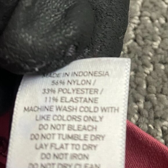 Rhone Reign Performance Shirt Men's Large Red Moscato Pink Long Sleeve Gym Run - Picture 6 of 10